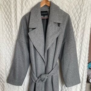 Eloquii Grey Heavy Coat - 14/16